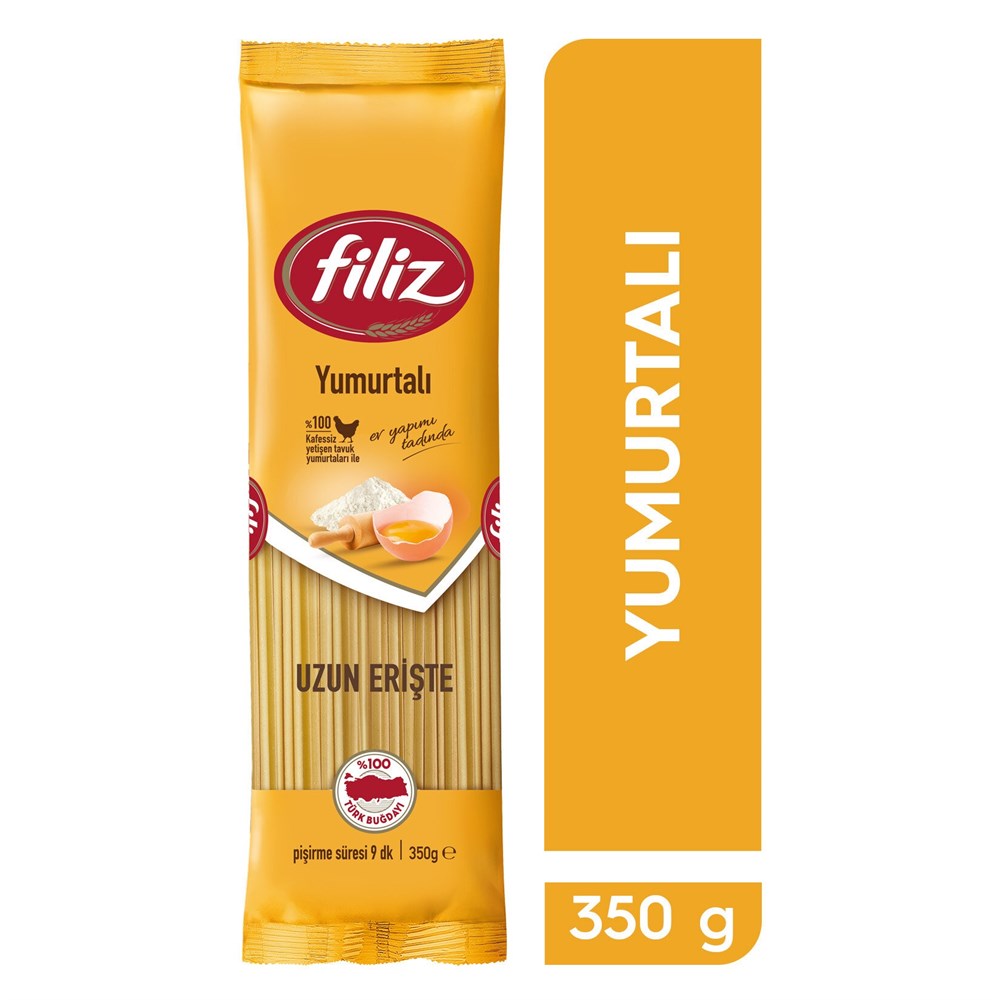 Filiz Makarna Yumurtalı Erişte 350 Gr Uzun