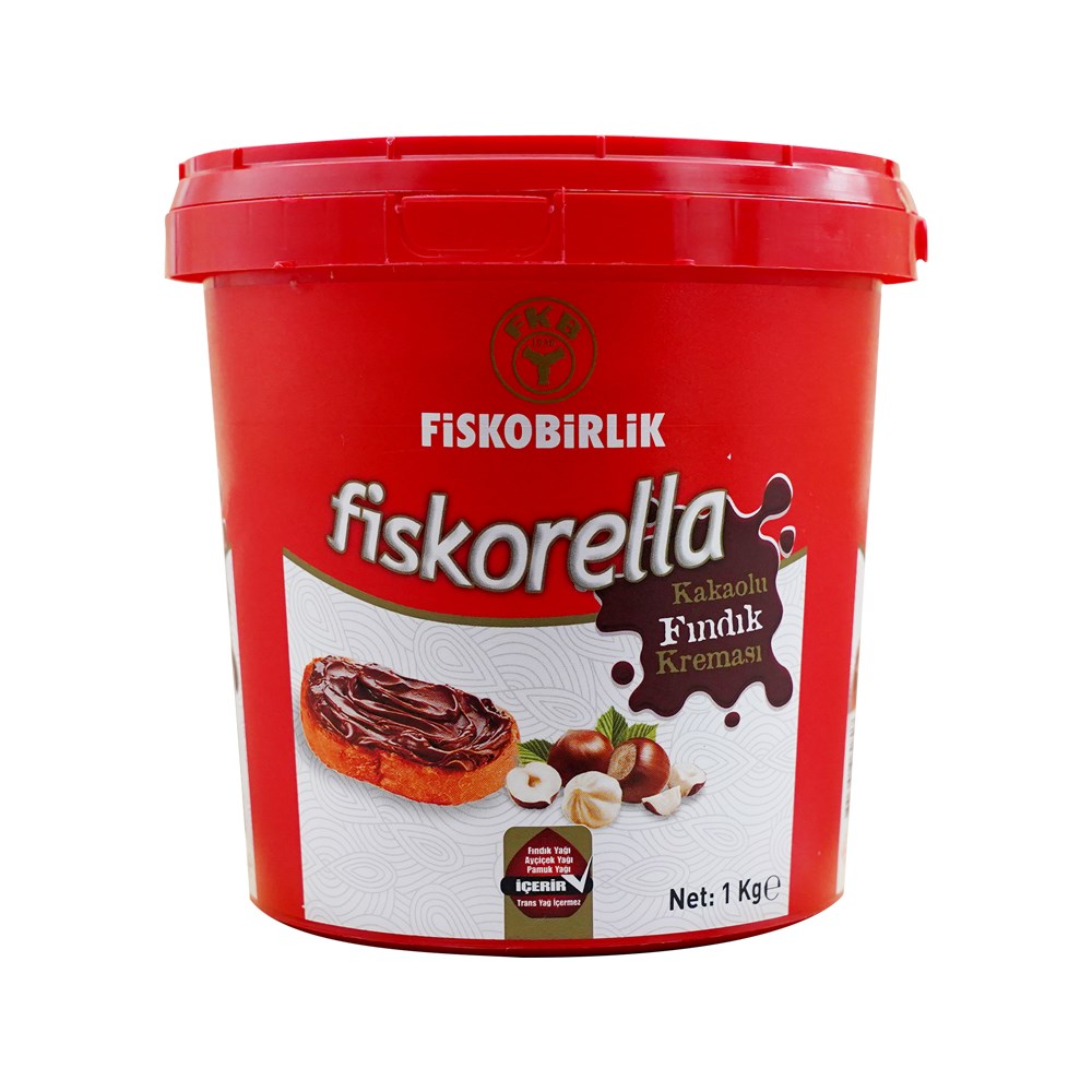 Kakao, Fındık KremalarıFiskobirlik Fiskorella Kakaolu Fındık Kreması 1 kg