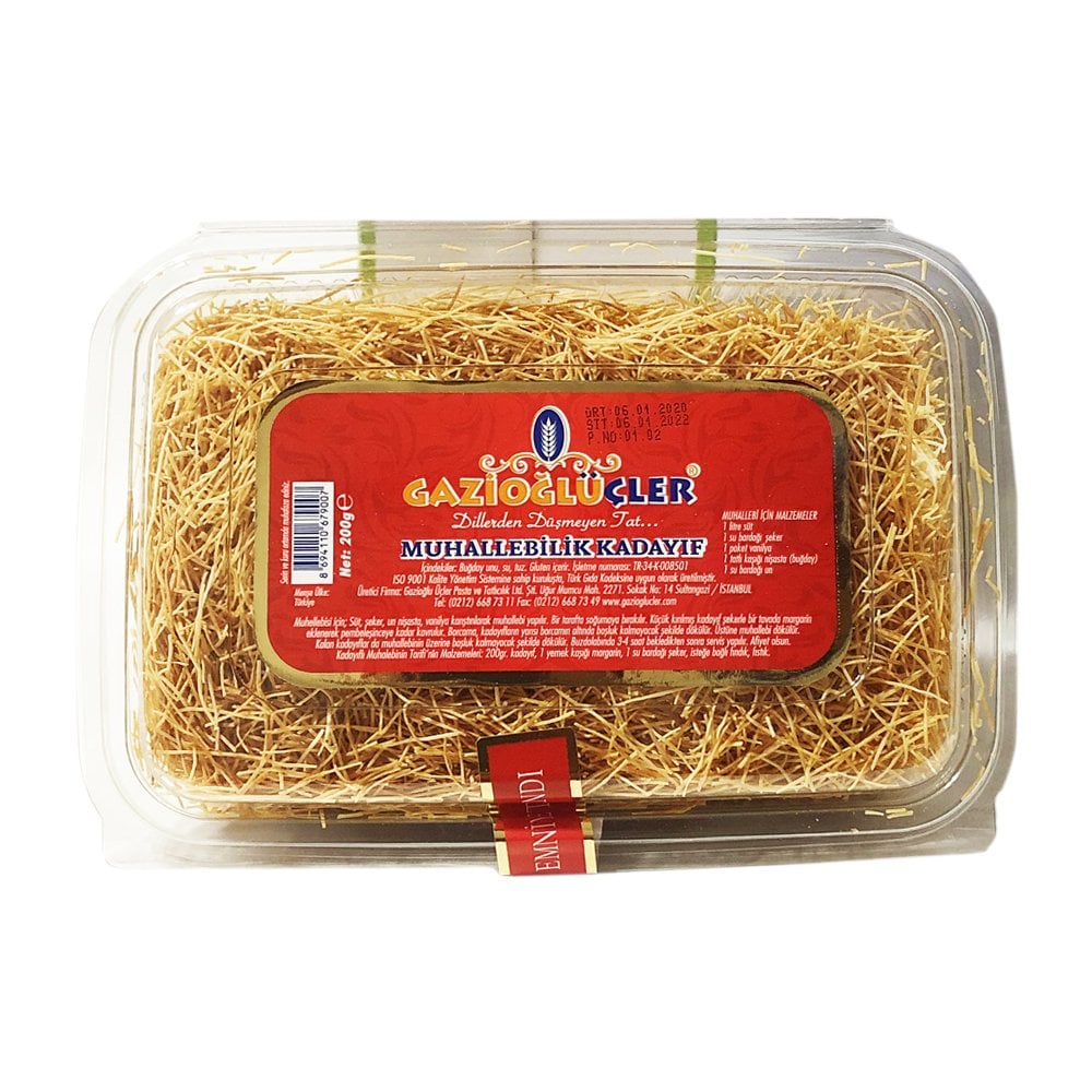 Gazioğlu Kadayıf Muhallebilik 200 Gr