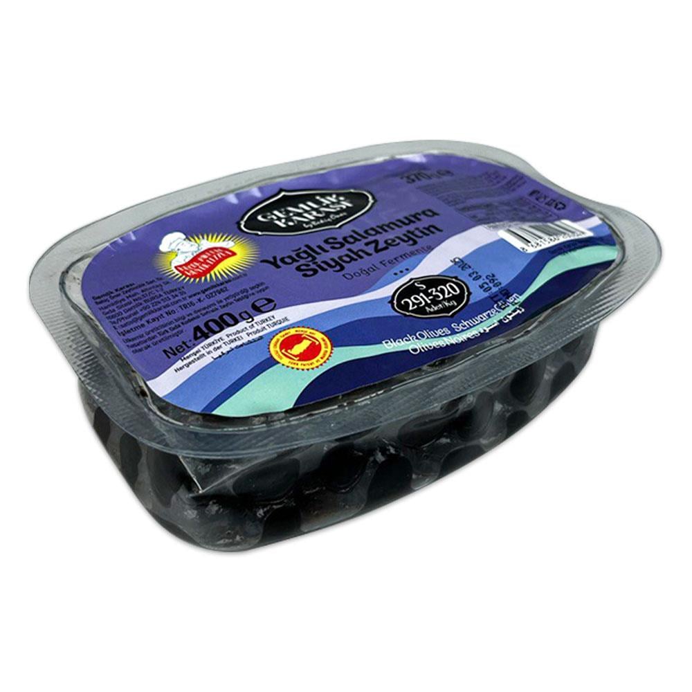 Siyah ZeytinGemlik Karası Salamura Siyah Zeytin S 370 gr