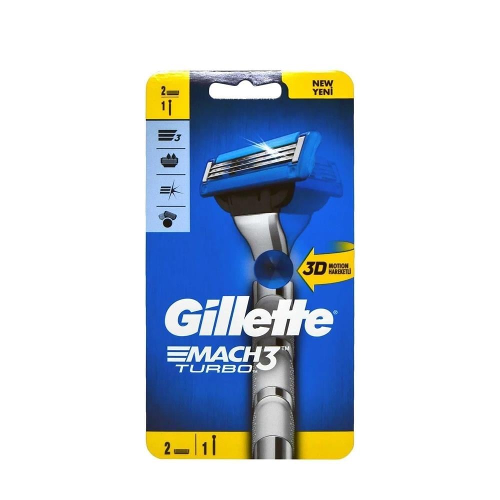 Tıraş BıçağıGillette Mach3 Turbo 3D 2up Tıraş Makinesi