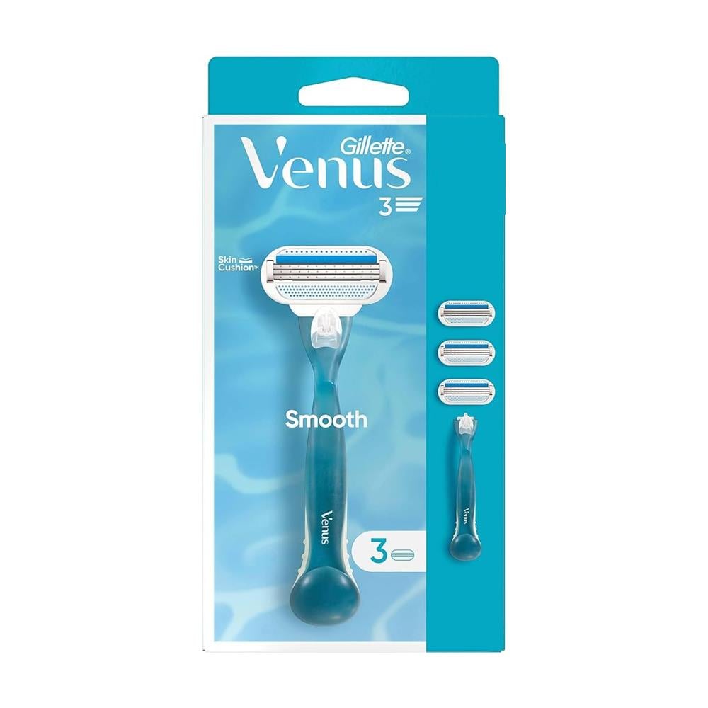 Tıraş BıçağıGillette Venus Venus Smooth 3 Bıçaklı Makine 1 Yedek Bıçak