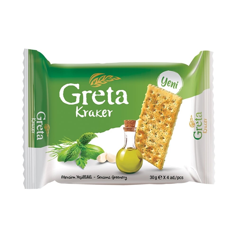 Greta Kraker 4*30 gr Mevsim Yeşillikli