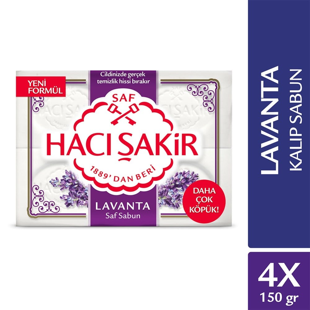 Hacı Şakir Sabun Lavanta 600 Gr