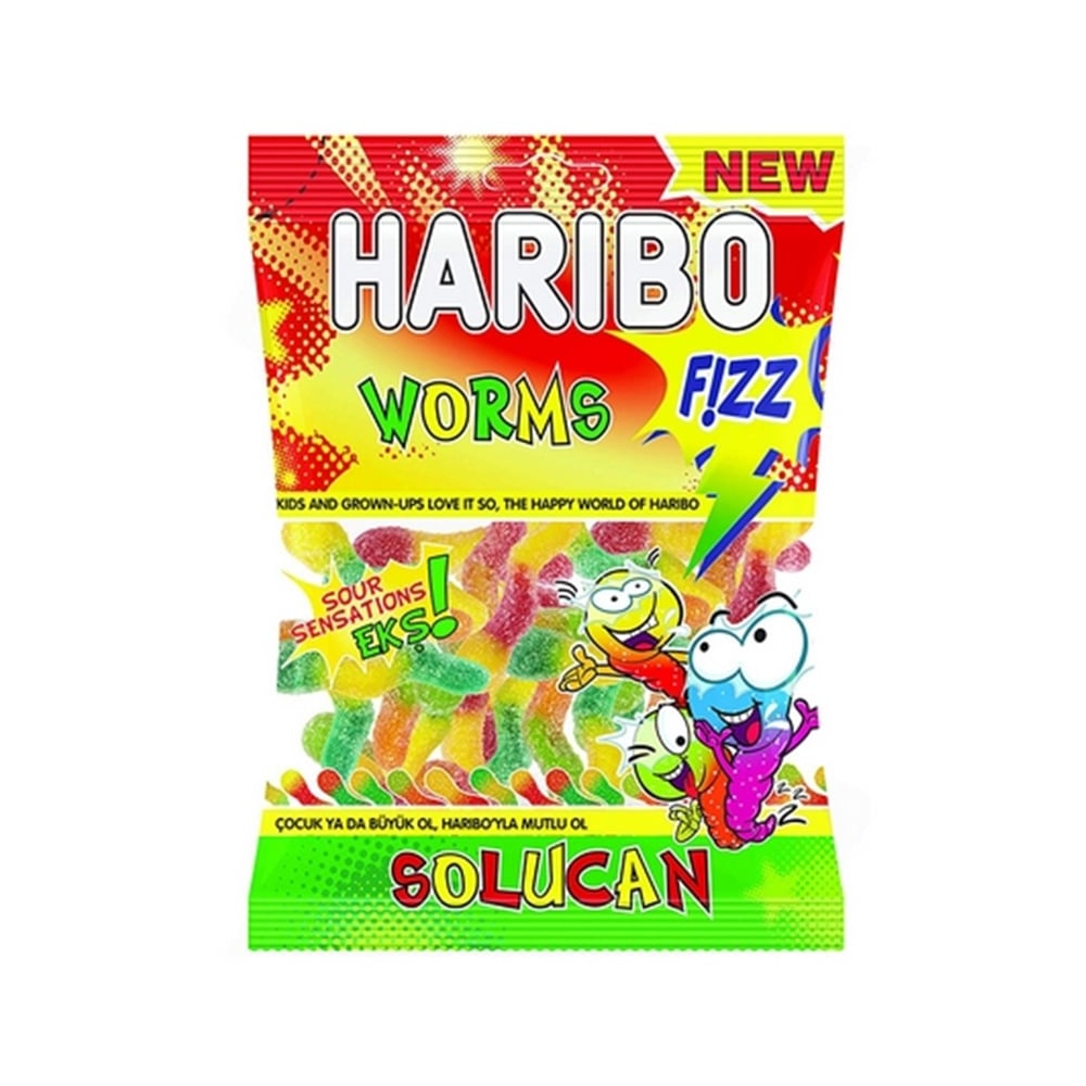 Haribo Fizz Worms 70 gr