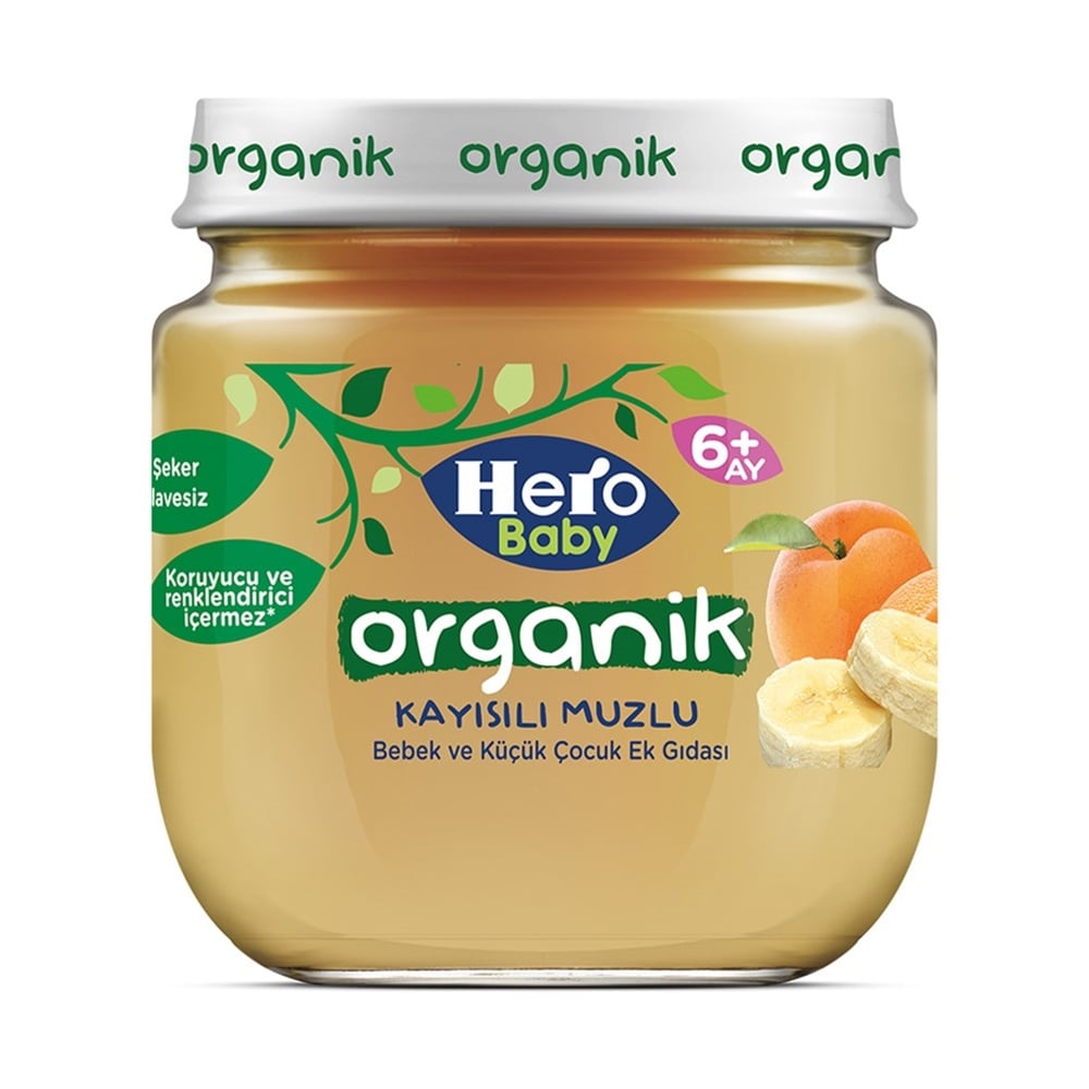 Hero Baby Organik Kayısılı Muzlu 120Gr