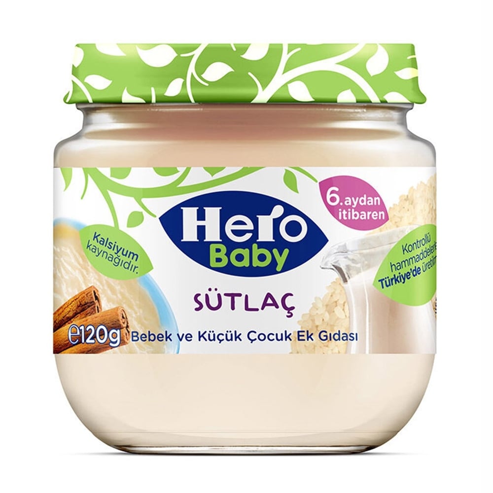 Hero Baby Sütlaç Kavanoz Maması 125Gr