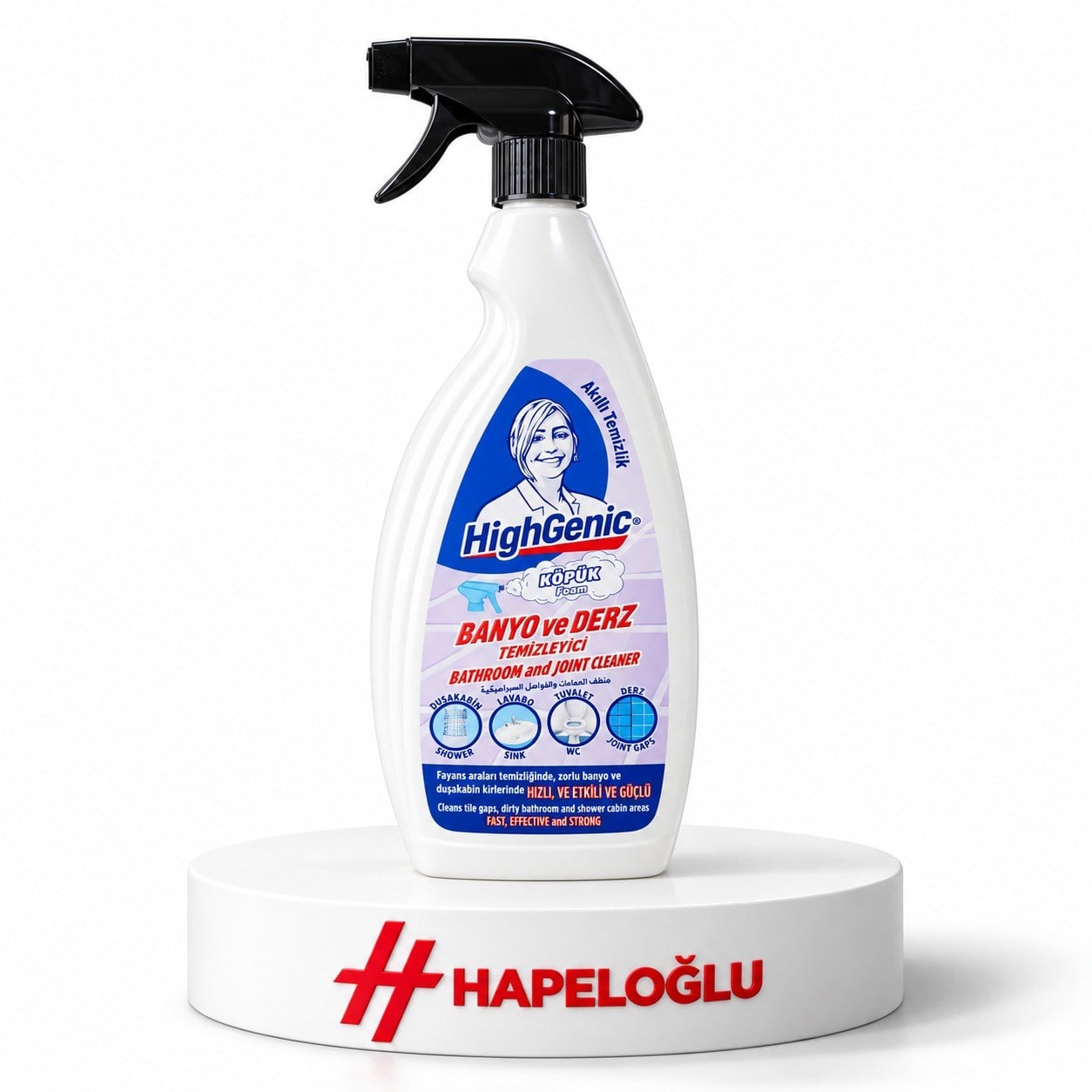 Mutfak ve Banyo TemizleyicilerHighgenic Banyo ve Derz Temizleyici 750 ml