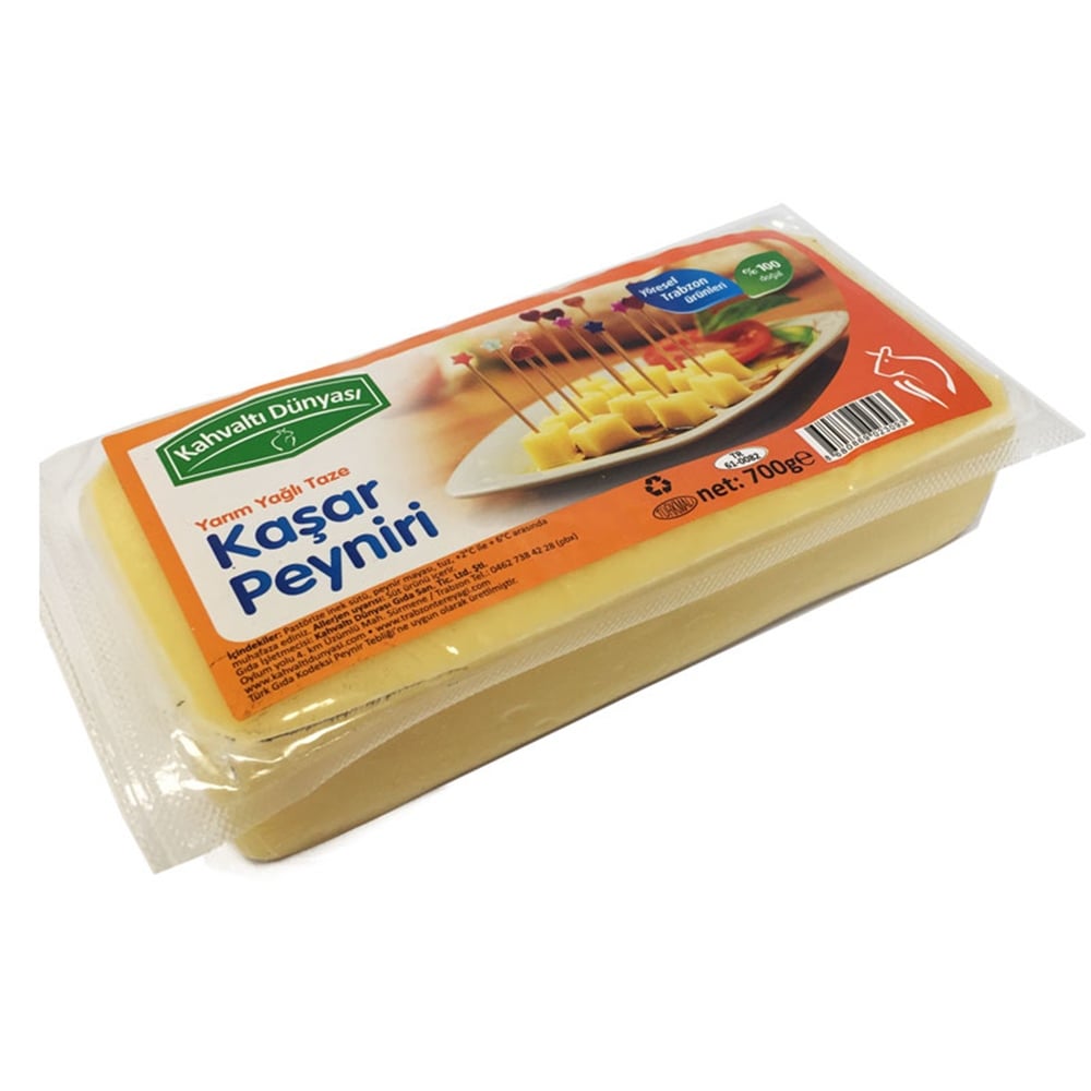 Kahvaltı Dünyası Kaşar Peynir 700 Gr