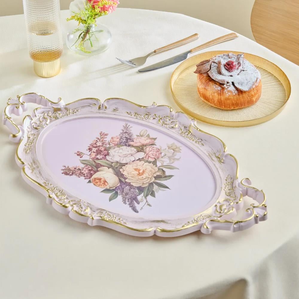 TepsiKaraca Buket Oval Tepsi