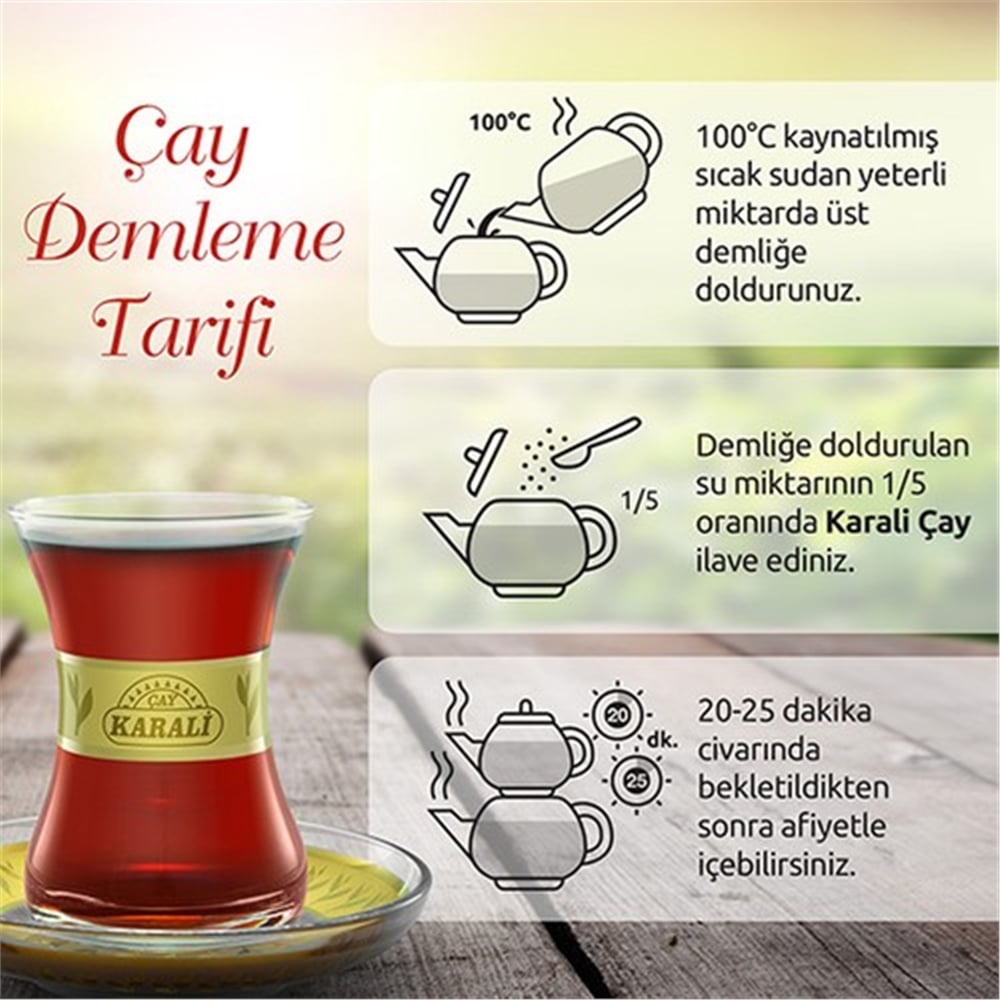 Karali Çay Hediyelik 500 Gr