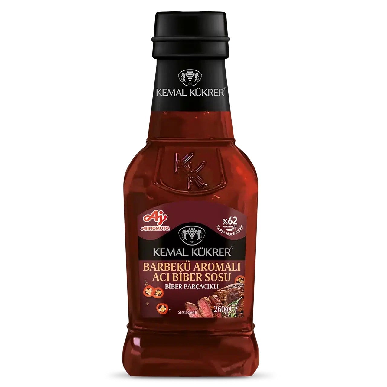 Acı SosKemal Kükrer Barbekü Aromalı Acı Biber Sos 250 ml