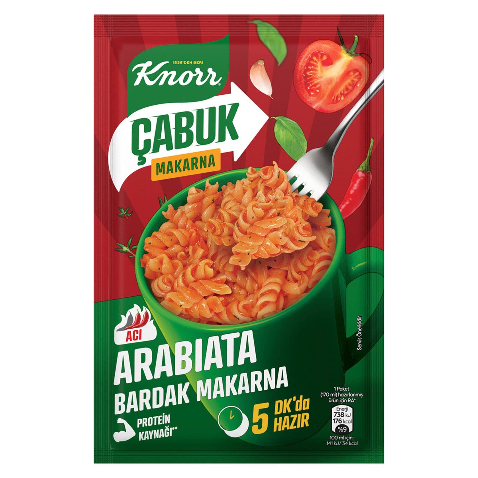 MakarnaKnorr Çabuk Makarna Arabiata 48 Gr