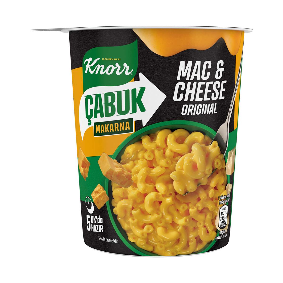 MakarnaKnorr Çabuk Makarna Mac&Cheese Bardak 65 Gr