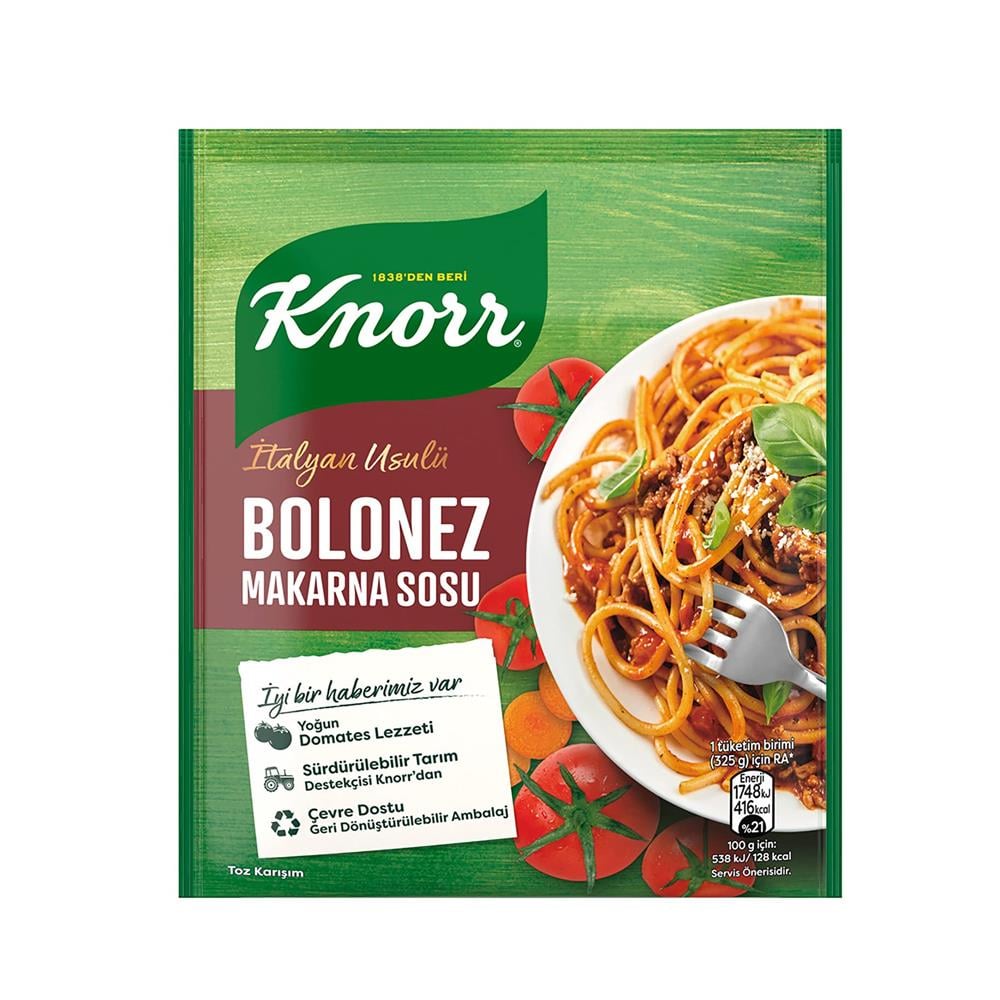 Makarna SosuKnorr Makarna Italyan Usulü Bolonez 45 Gr