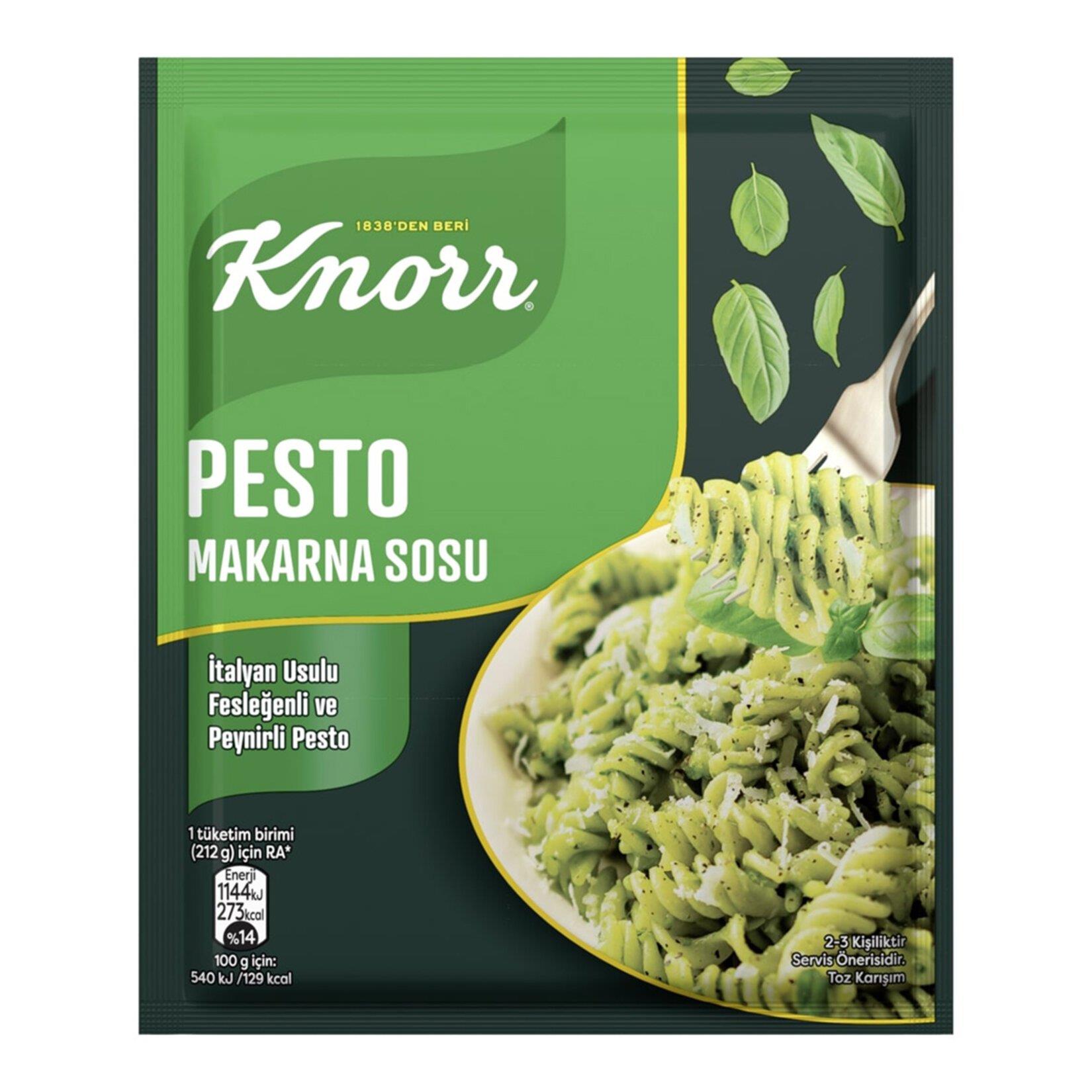Makarna SosuKnorr Pesto Makarna Sosu 50 Gr