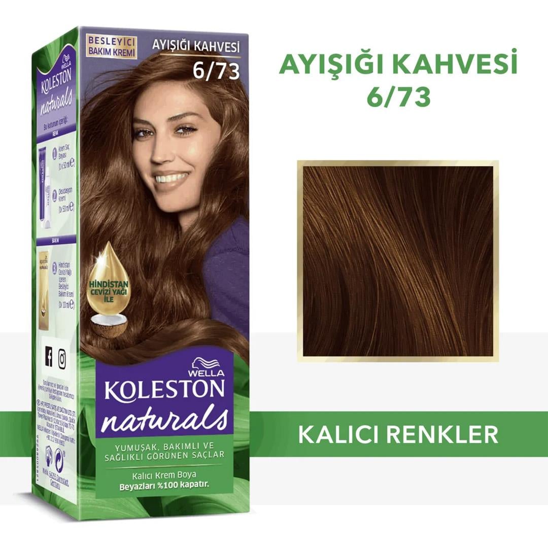 Saç BoyasıKoleston Saç Boyası Naturel 6/73 Ayışığı Kahvesi