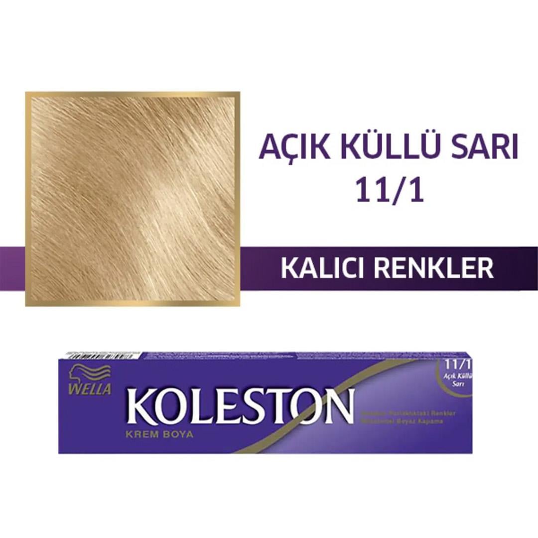 Saç BoyasıKoleston Tüp 11/1 Açık Küllü Sarı