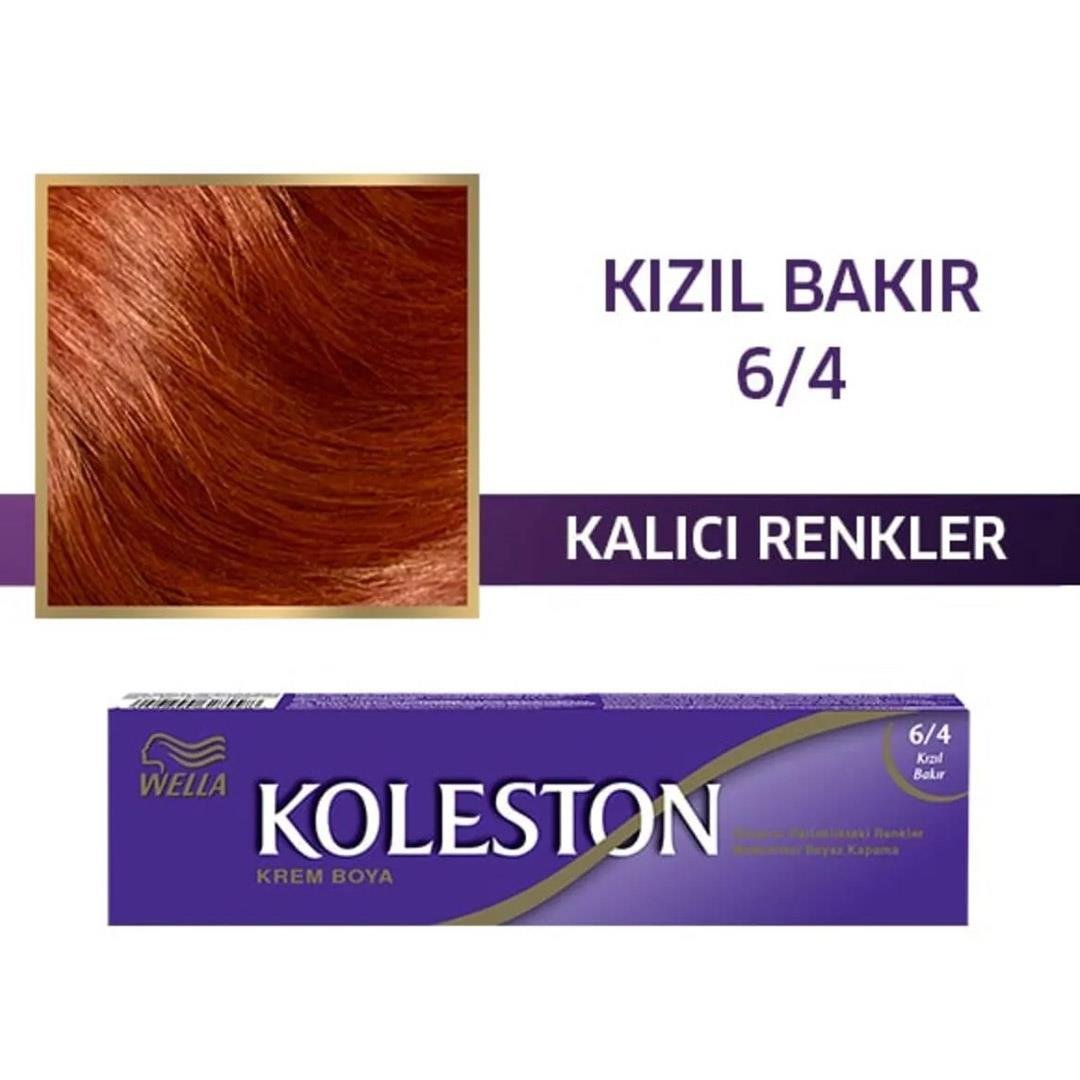 Saç BoyasıKoleston Tüp 6/4 Kızıl Bakır