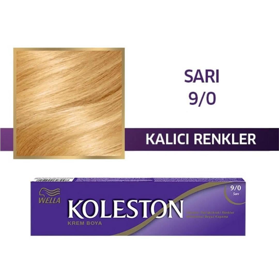 Saç BoyasıKoleston Tüp 9/0 Sarı