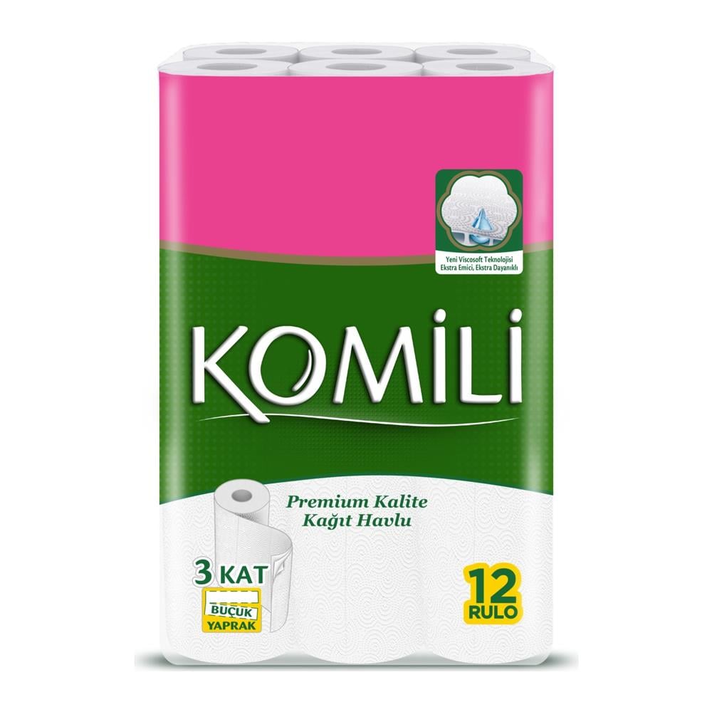 Kağıt HavluKomili Havlu 3 Katlı 12li
