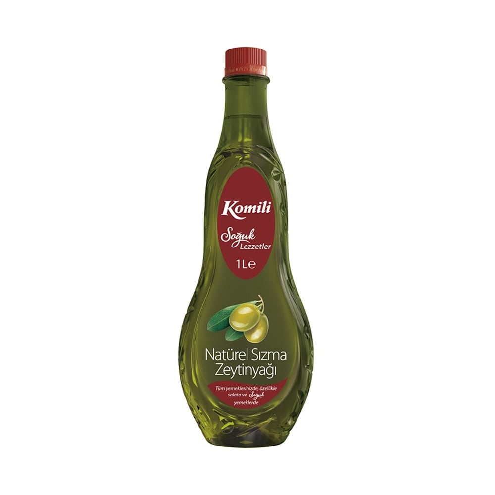 Komili Sızma Zeytinyağı Naturel 1 Lt