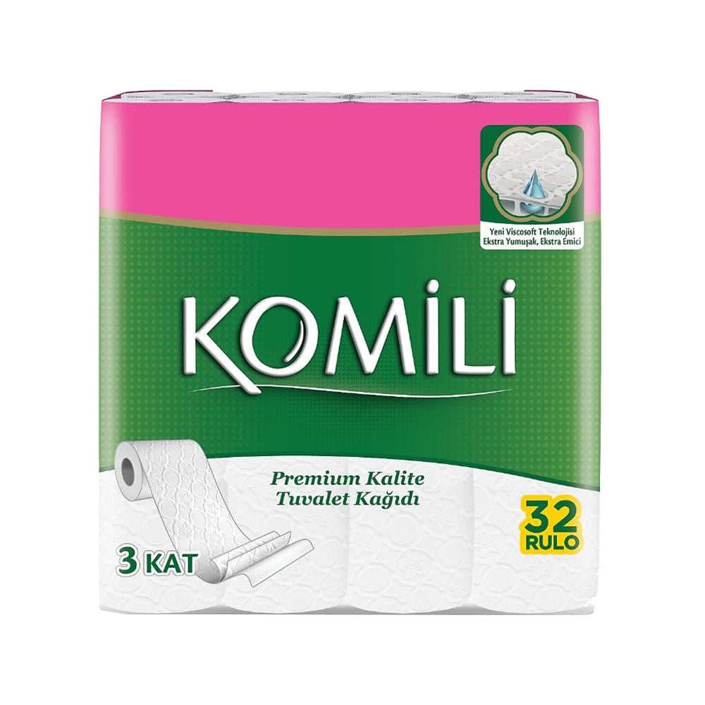 Kağıt HavluKomili Tuvalet Kağıdı 3 Katlı 32li