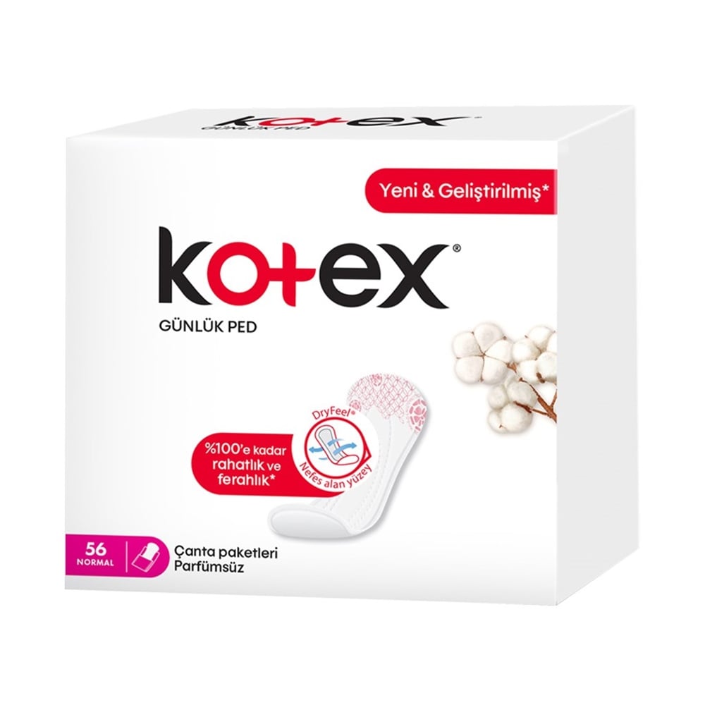 Kotex Günlük Anydays Normal 56 Adet