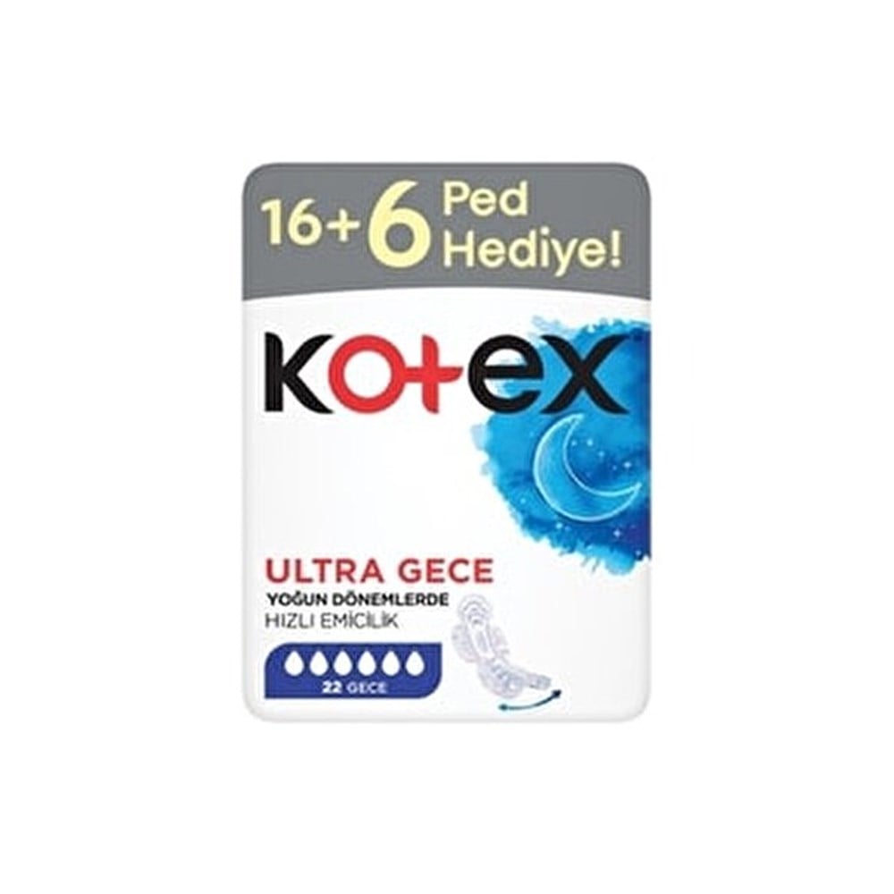 Kotex Ultra Dev Eko Gece 22 li