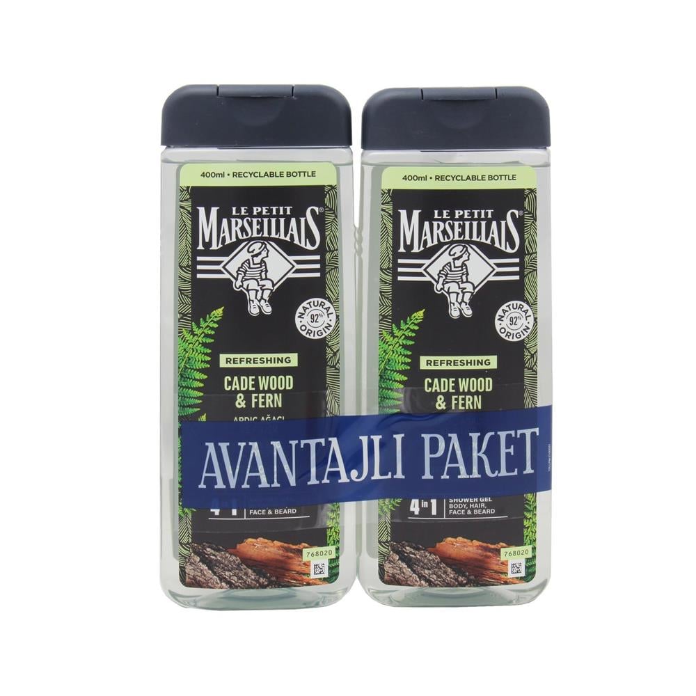 Duş JeliLe Petit Marseillais Duş Jeli Ardıç Ağacı&Fujer 2*400 Ml