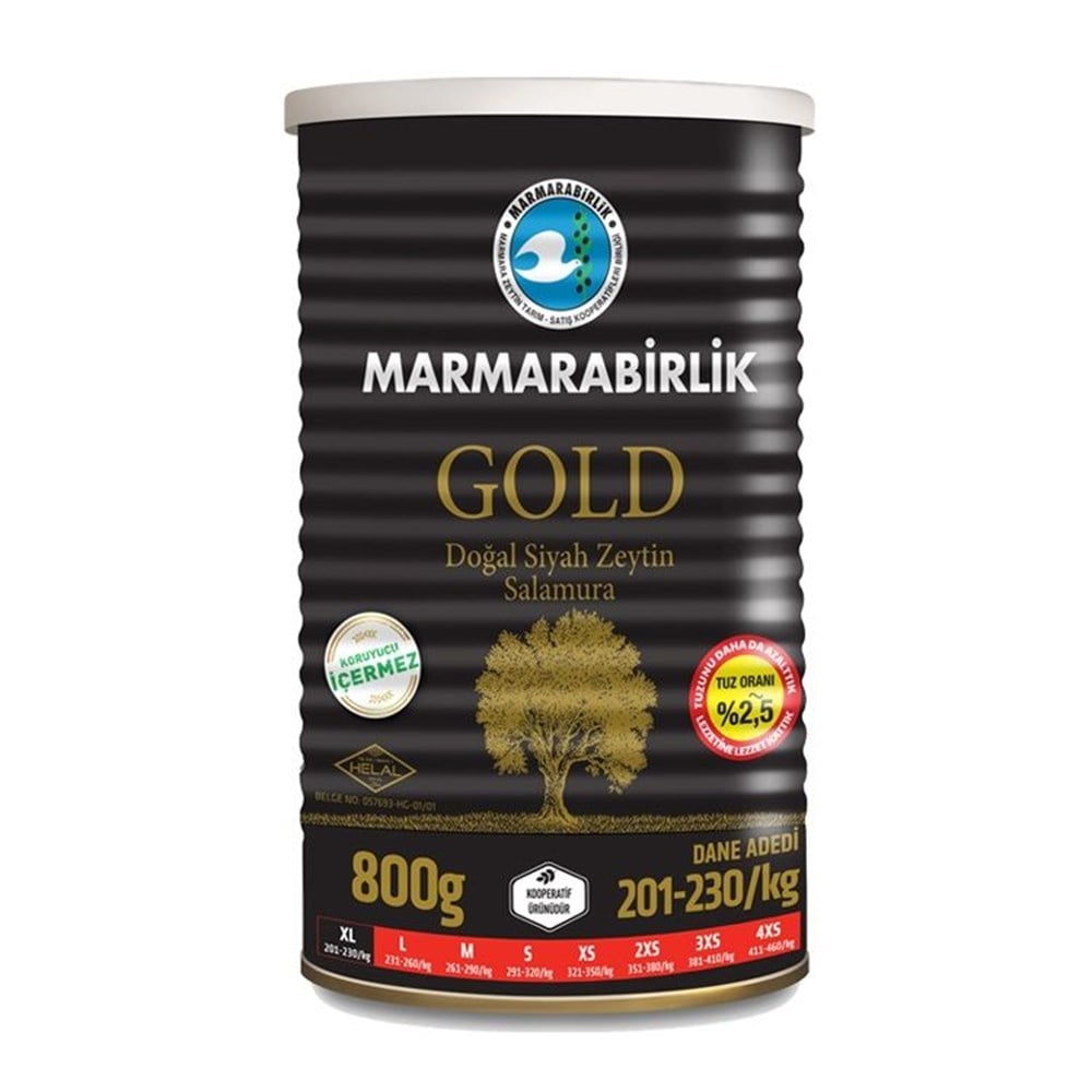 Marmara Birlik Gold Zeytin 800 Gr