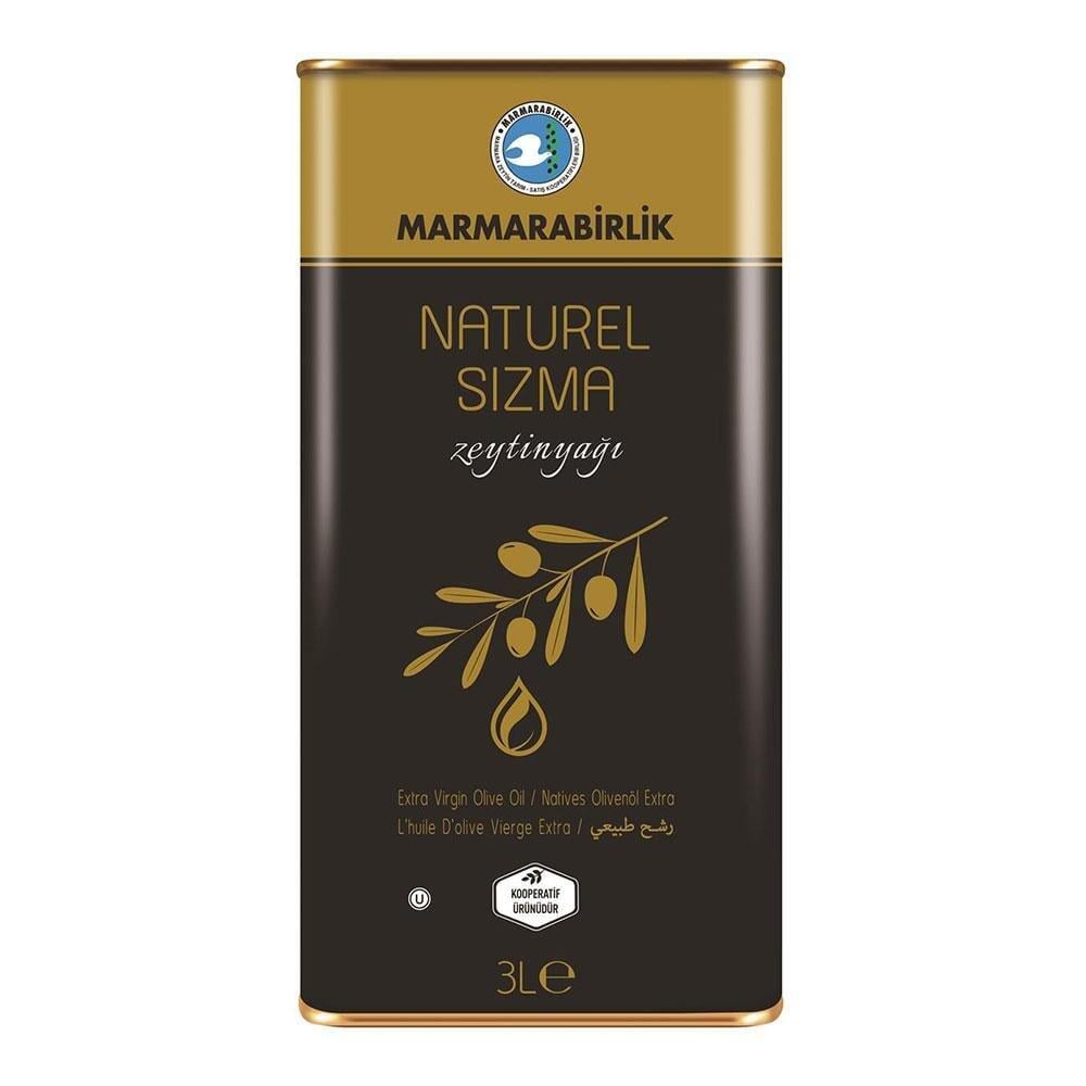Marmara Birlik Naturel Sızma Teneke 3 Lt.