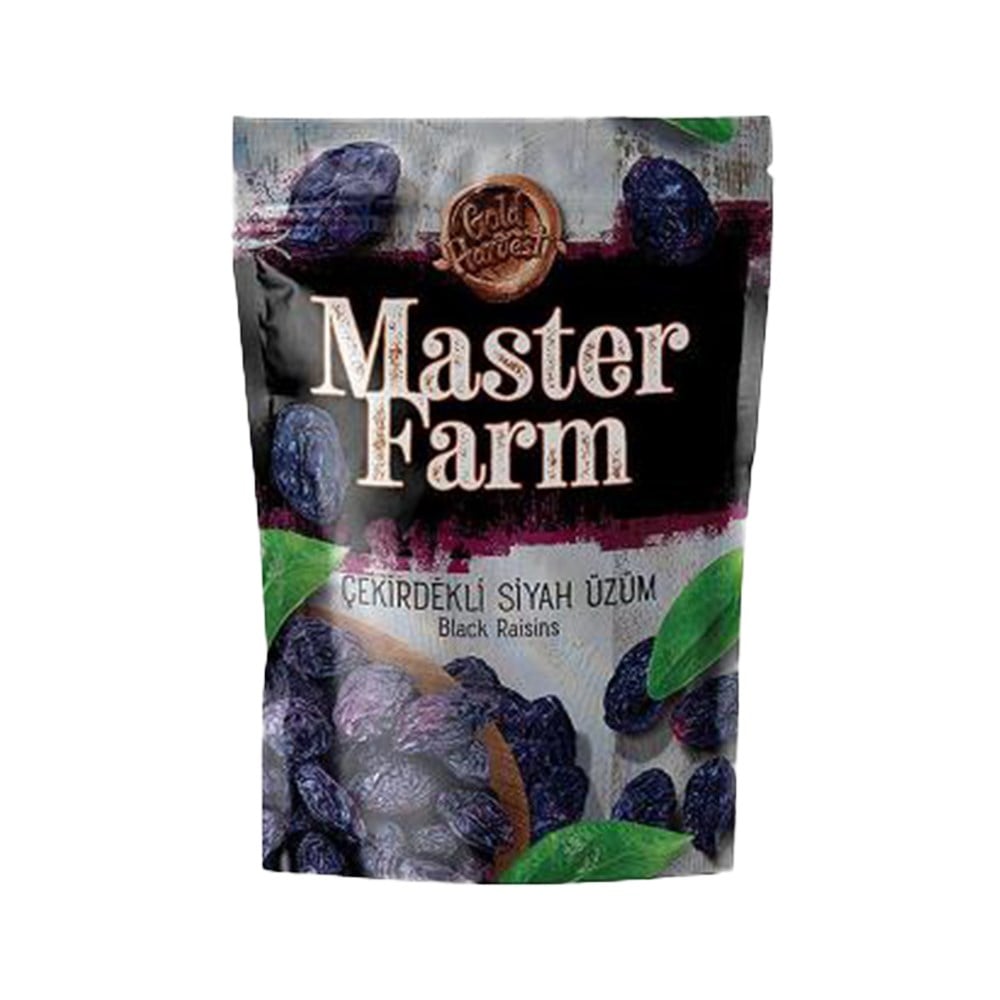 Kuru ÜzümMaster Farm Çekirdekli Siyah Üzüm 175 g