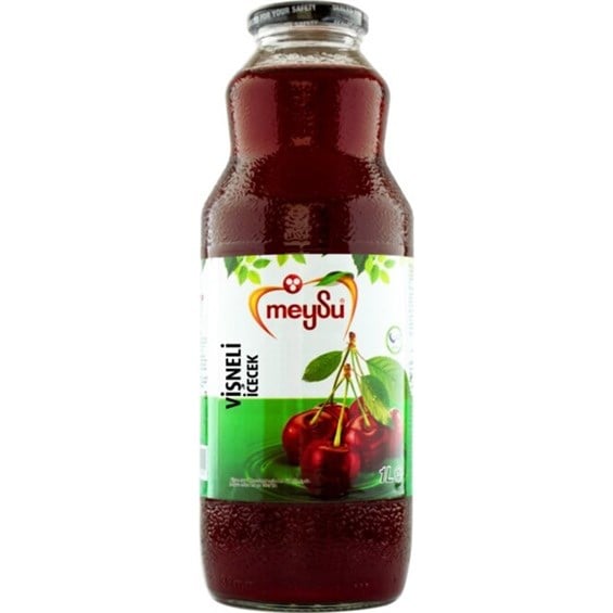 Meyve SuyuMeysu Vişne Meyveli İçecek Cam Şişe 1 L
