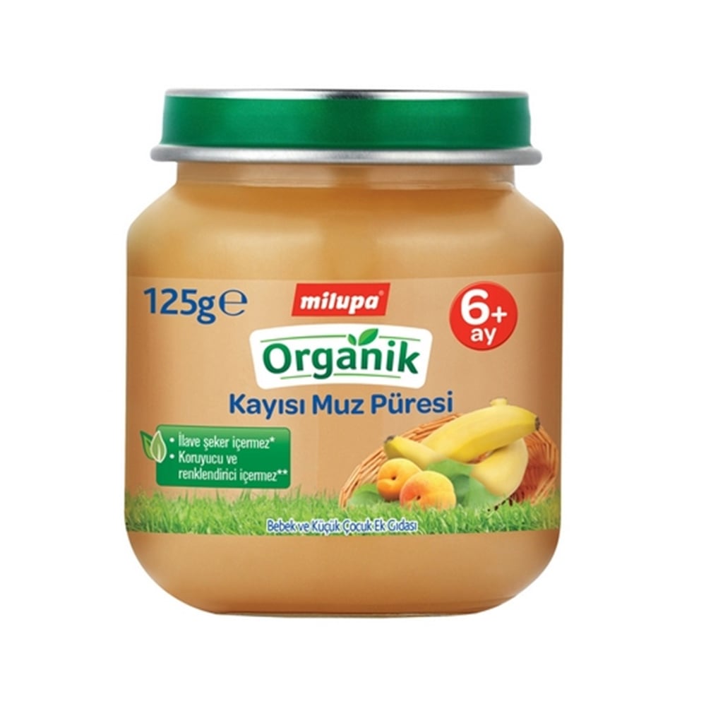 Milupa Kayısı Muz Kavanoz Maması 125 gr
