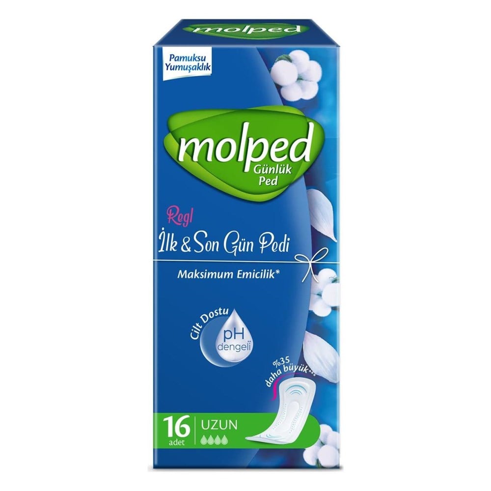 Molped Daily Care Large Günlük Ped 16'Lı