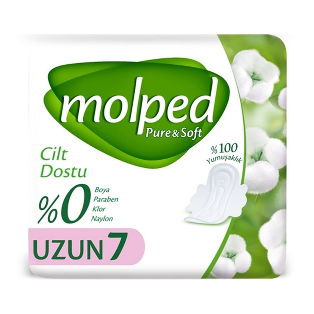Molped Günlük Ped Ultra Pure Soft Uzun 7 Li