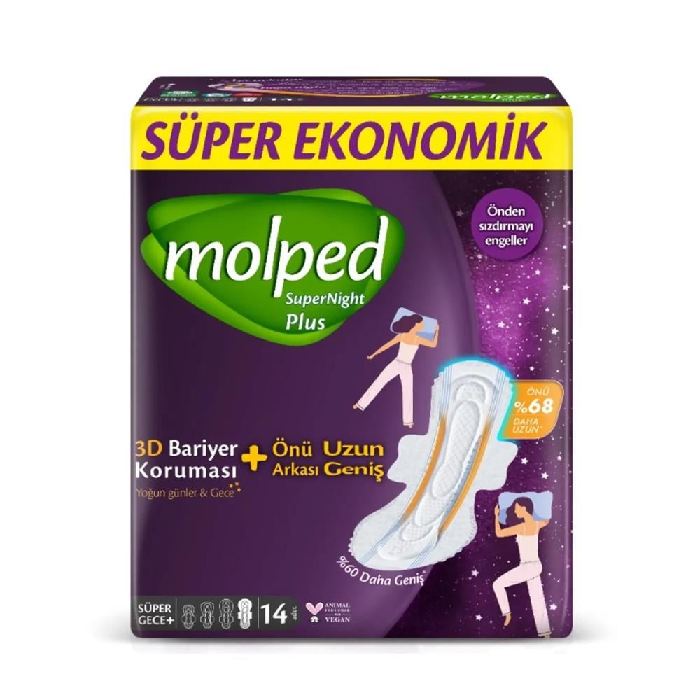 Günlük PedMolped Süpernight Süper Gece 14 lü