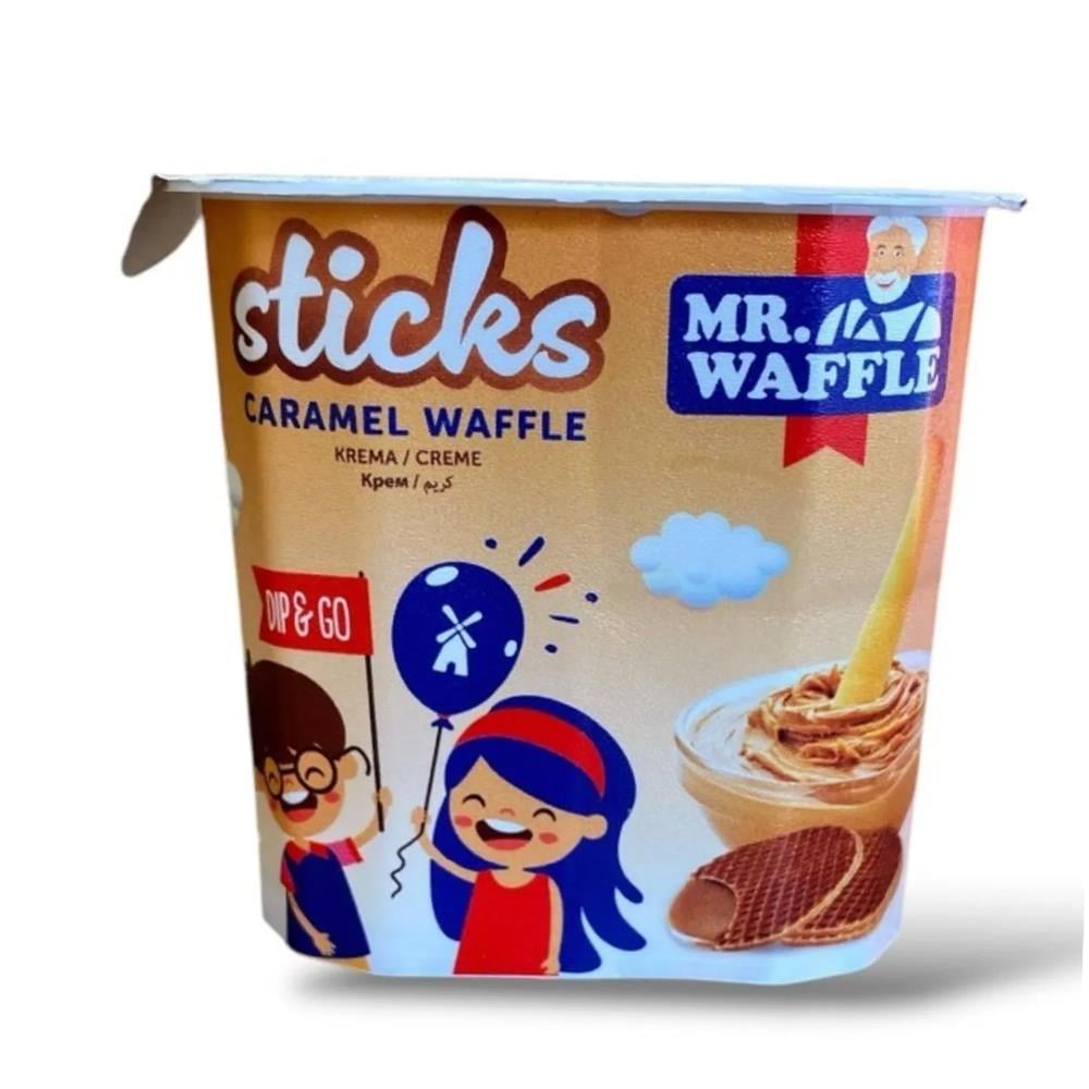 GofretMr.Waffle Sticks Caramel Waffle 50 gr