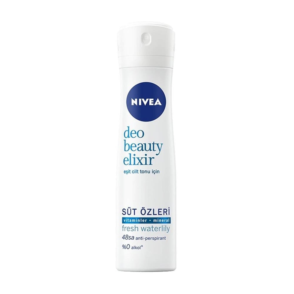 Nivea Bayan Sprey Deodorant 150 ml - Beauty Elixir Fresh Waterlil