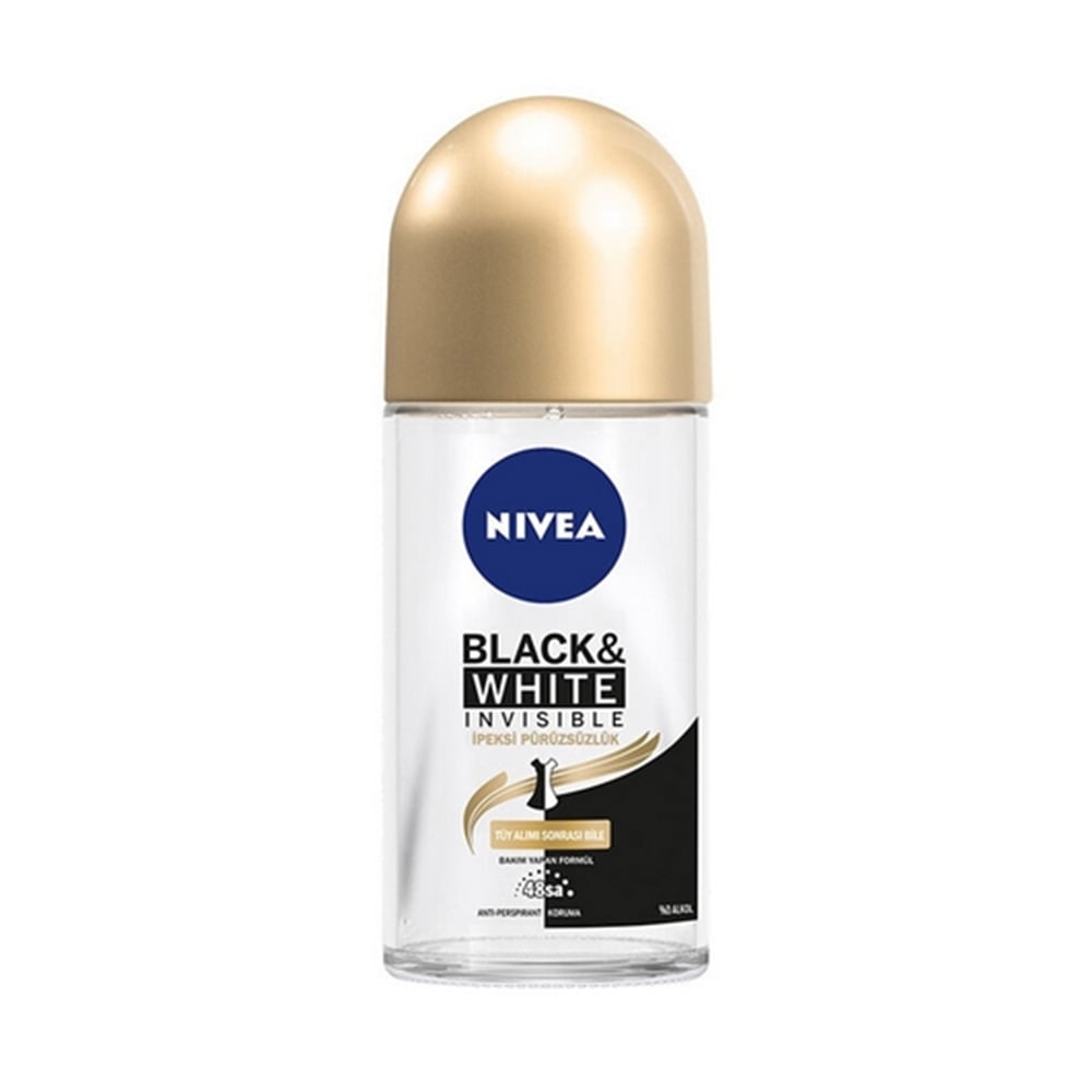 Nivea Kadın Roll Black Whide Invisible 50 Ml.