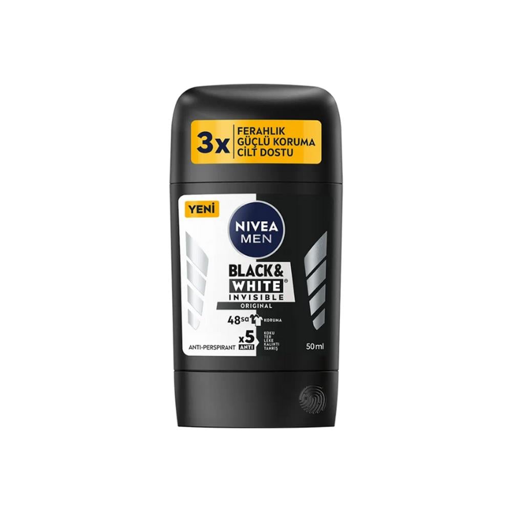 Nıvea Stıck 50 ml Black & Whıte Invısıbıle Orjınal