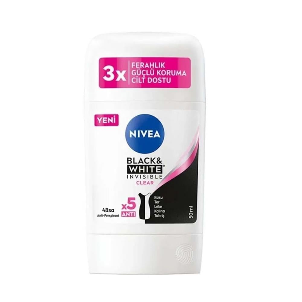 Nıvea Stıck 50 ml Black & Whıte Invısıbıle Clear
