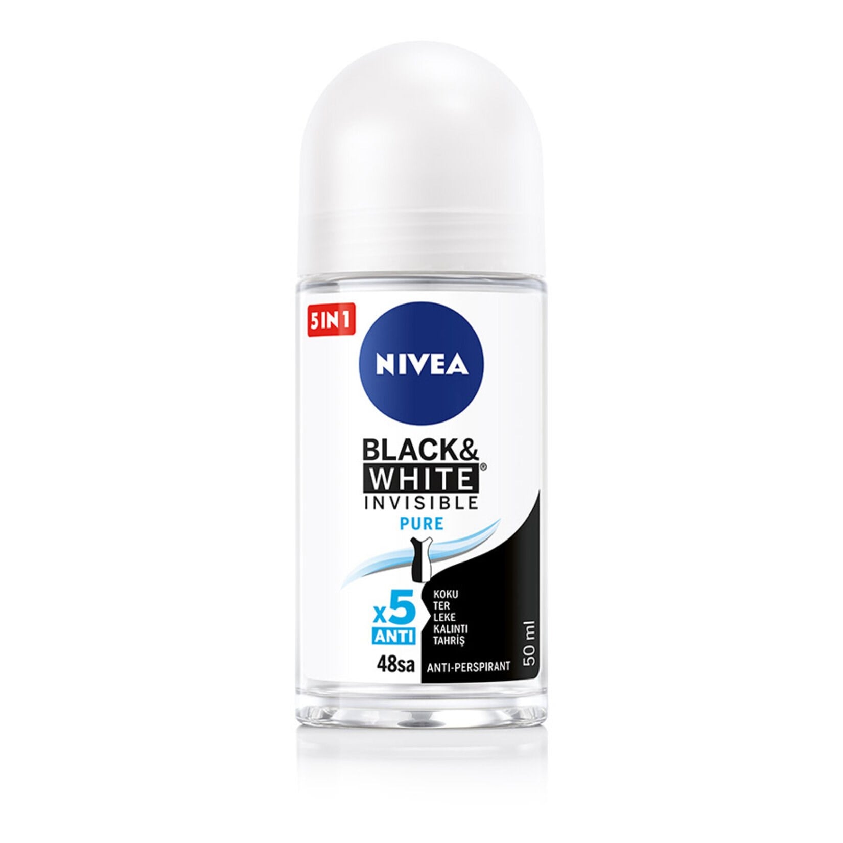 Kadın Roll OnNivea Women Roll-On Black&White 50 ml