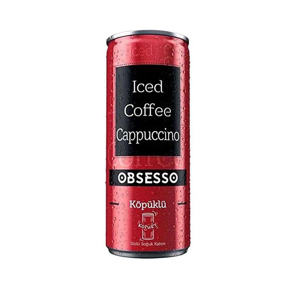 Soğuk KahveObsesso Sütlü Soğuk Kahve Cappuccino Teneke 240 ml