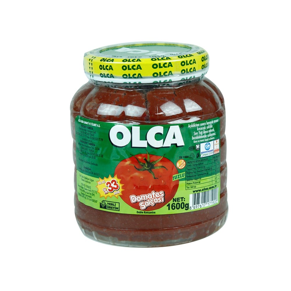 Olca Domates Salçası 1600 Gr