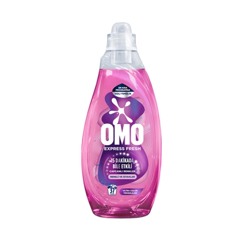 Çamaşır DeterjanıOmo Sıvı Deterjan Express Fresh Renkli ve Siyahlar 37 Yıkama 1480 ml