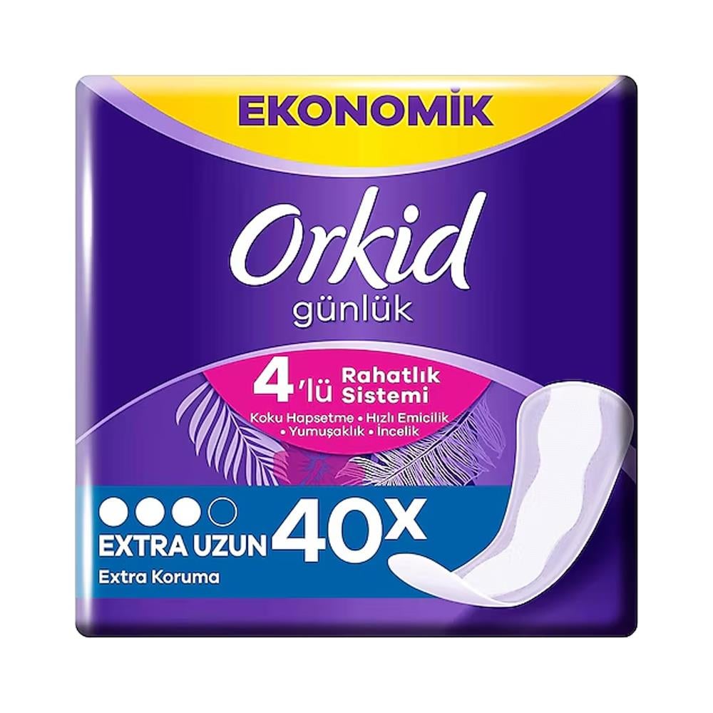 Günlük PedOrkid Günlük Extra Koruma Uzun 40 lı Eko