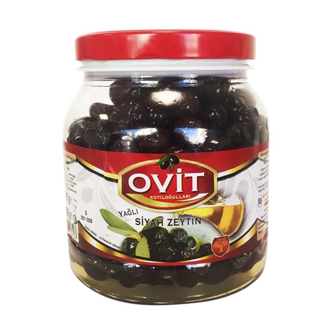 Ovit Yağlı Siyah Zeytin 900 gr Mega