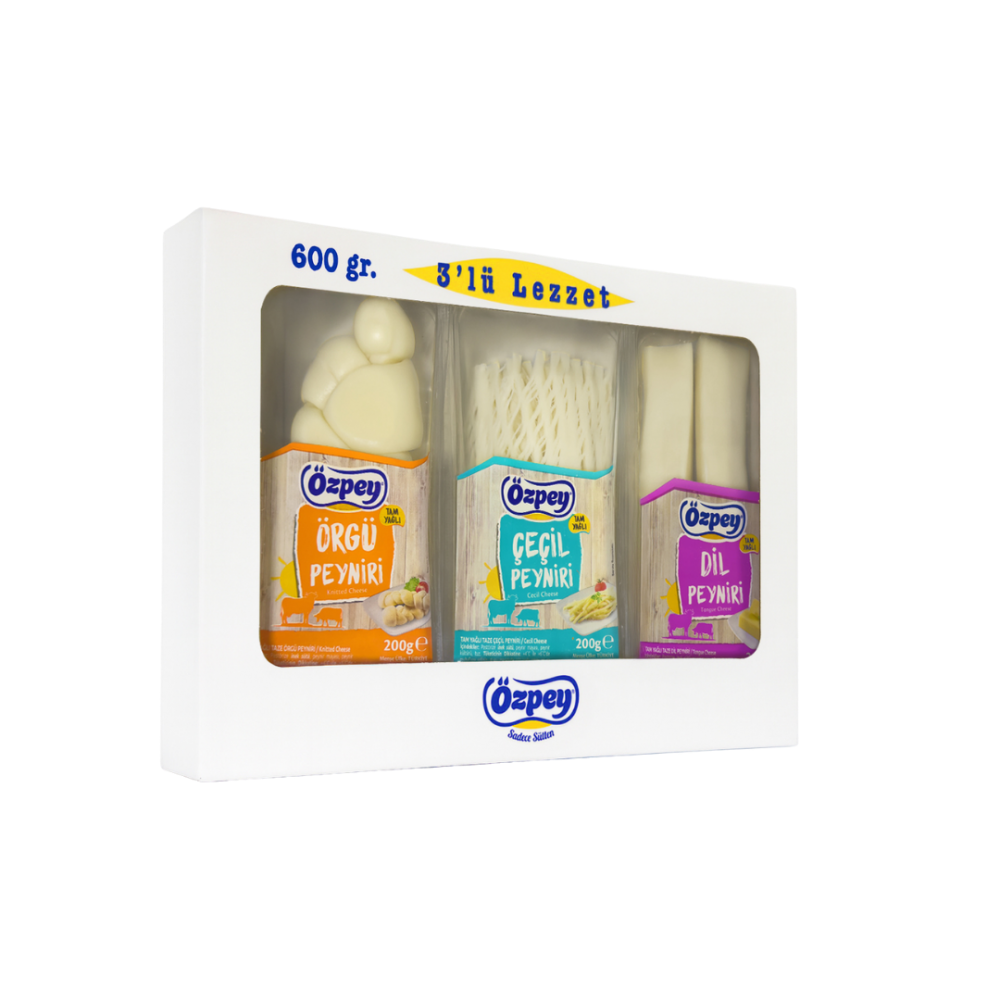 ZeytinÖzpey Çeçil Dil Örgü 3 Lü Lezzet  600 gr